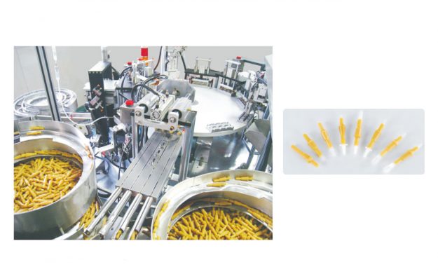Plastic pin sets automatic assembly machine